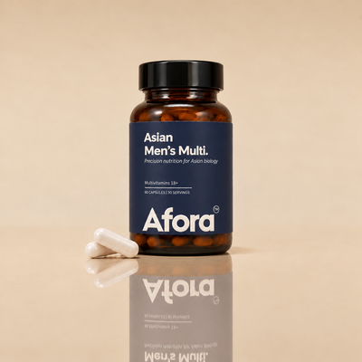 Afora™ Asian Men's Multi bottle with navy label